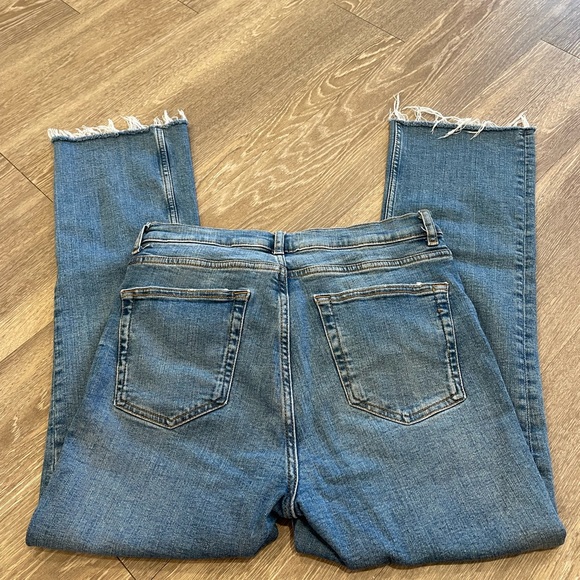 Zara bootcut raw edge jeans! - Picture 2 of 3